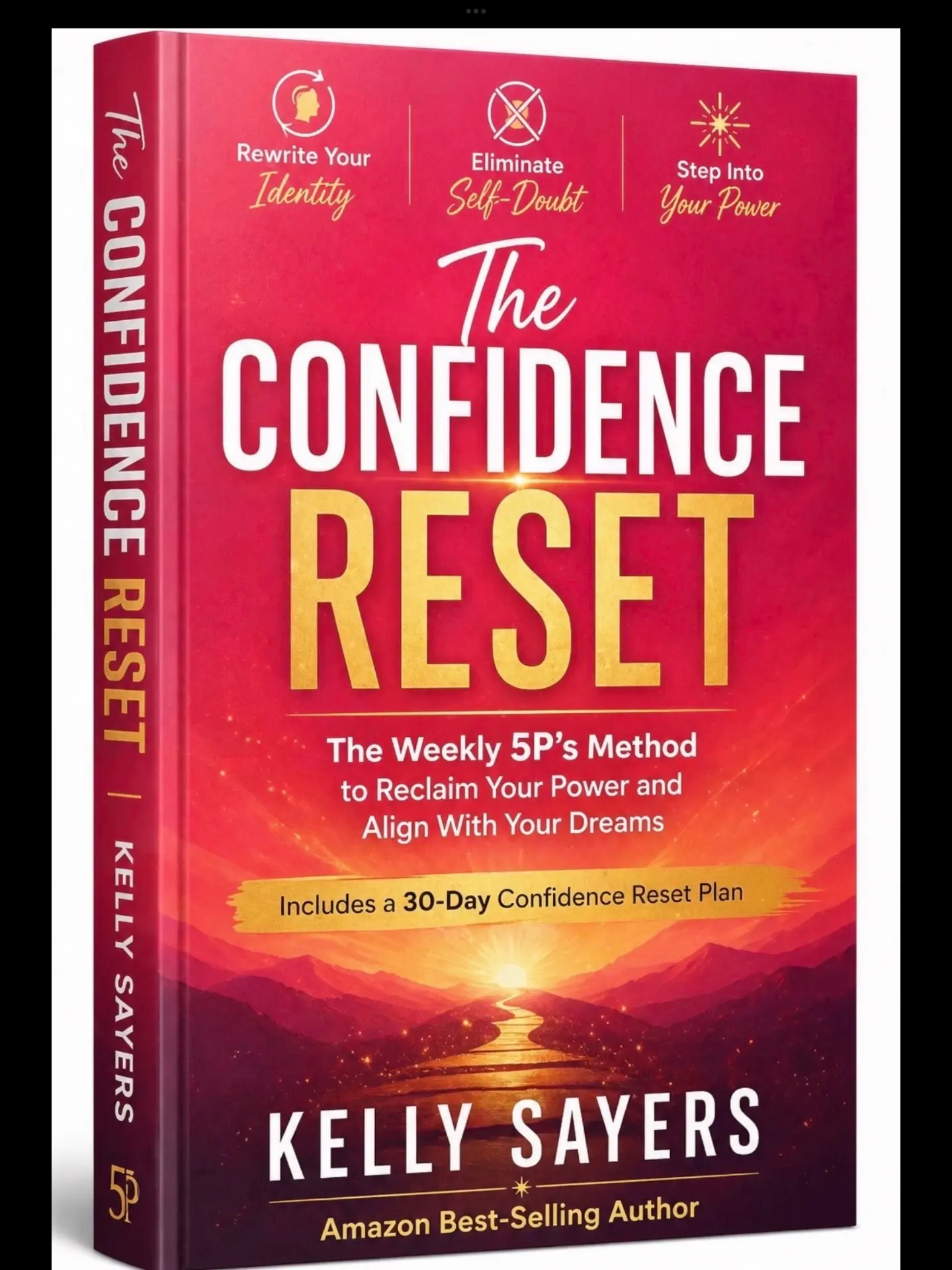 The Confidence Reset book cover by Kelly Sayers
