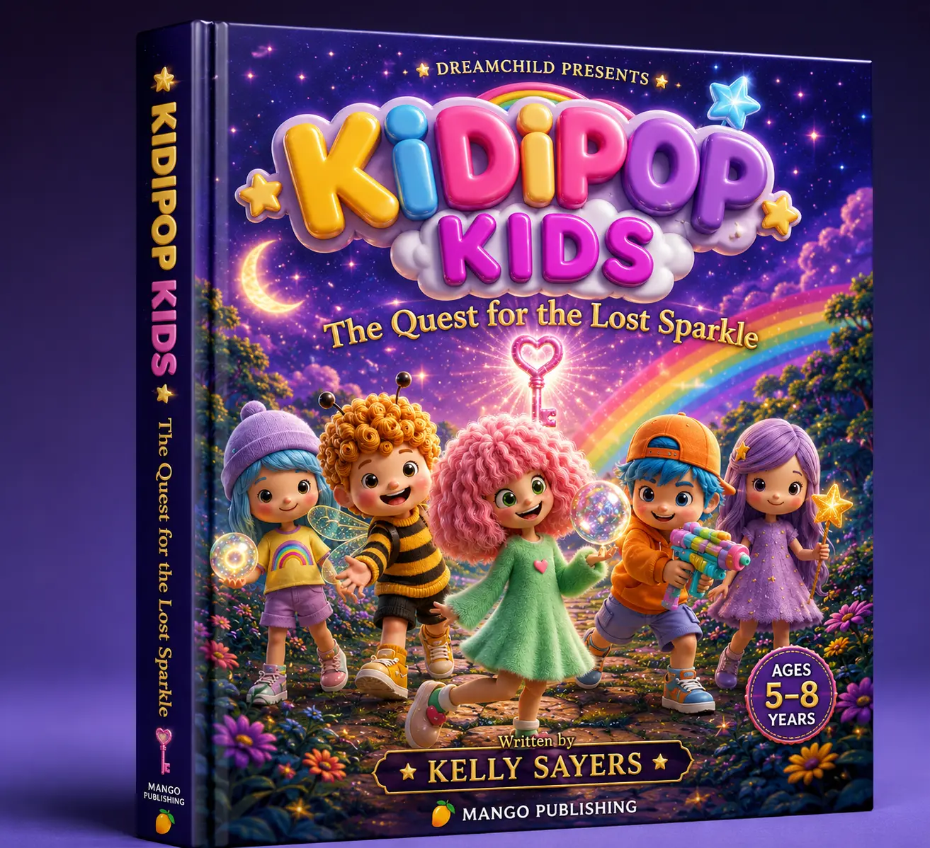 KidiPop Kids: The Quest for the Lost Sparkle book cover by Kelly Sayers